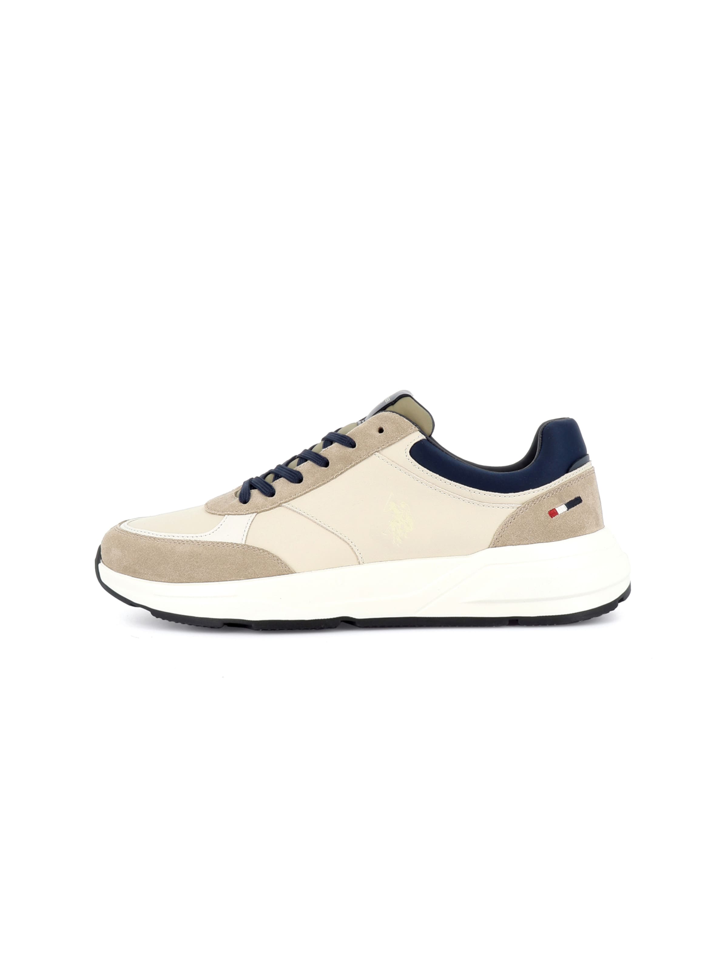Baskets basses 'Parker' US POLO ASSN. en beige : devant