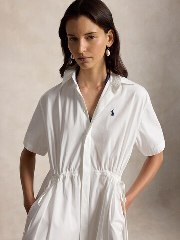 Polo Ralph Lauren Skjortklänning i vit
