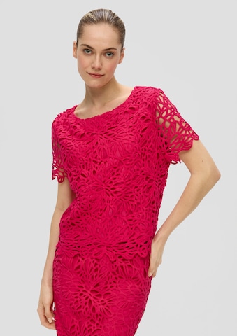 s.Oliver BLACK LABEL Blouse in Roze: voorkant