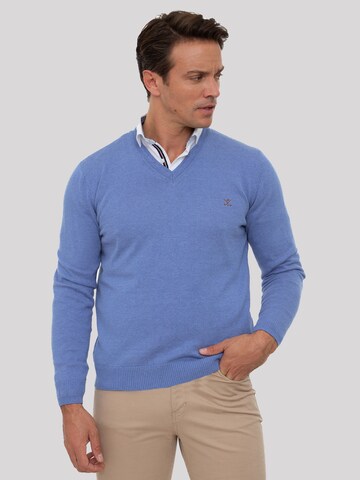 Pullover 'Los Angeles' di Sir Raymond Tailor in blu: frontale