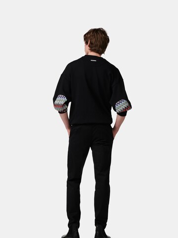 Coupe slim Pantalon chino MMX Germany en noir