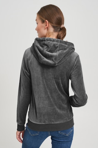 Oxmo Kapuzensweatjacke 'NICKY' in Grau