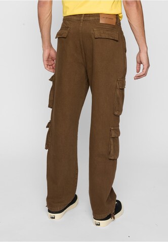 2Y Premium Regular Cargobroek 'Kiran' in Bruin