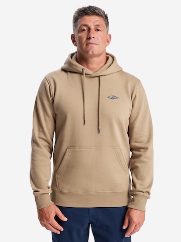 QUIKSILVER Sweatshirt 'Diamond' in Brown: front