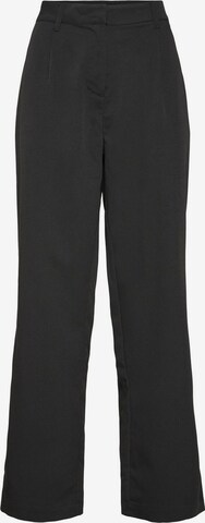 Noisy may Pleat-Front Pants 'Almond' in Black: front
