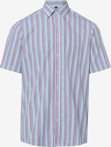 Finshley & Harding Hemd in Blau: Vorderseite