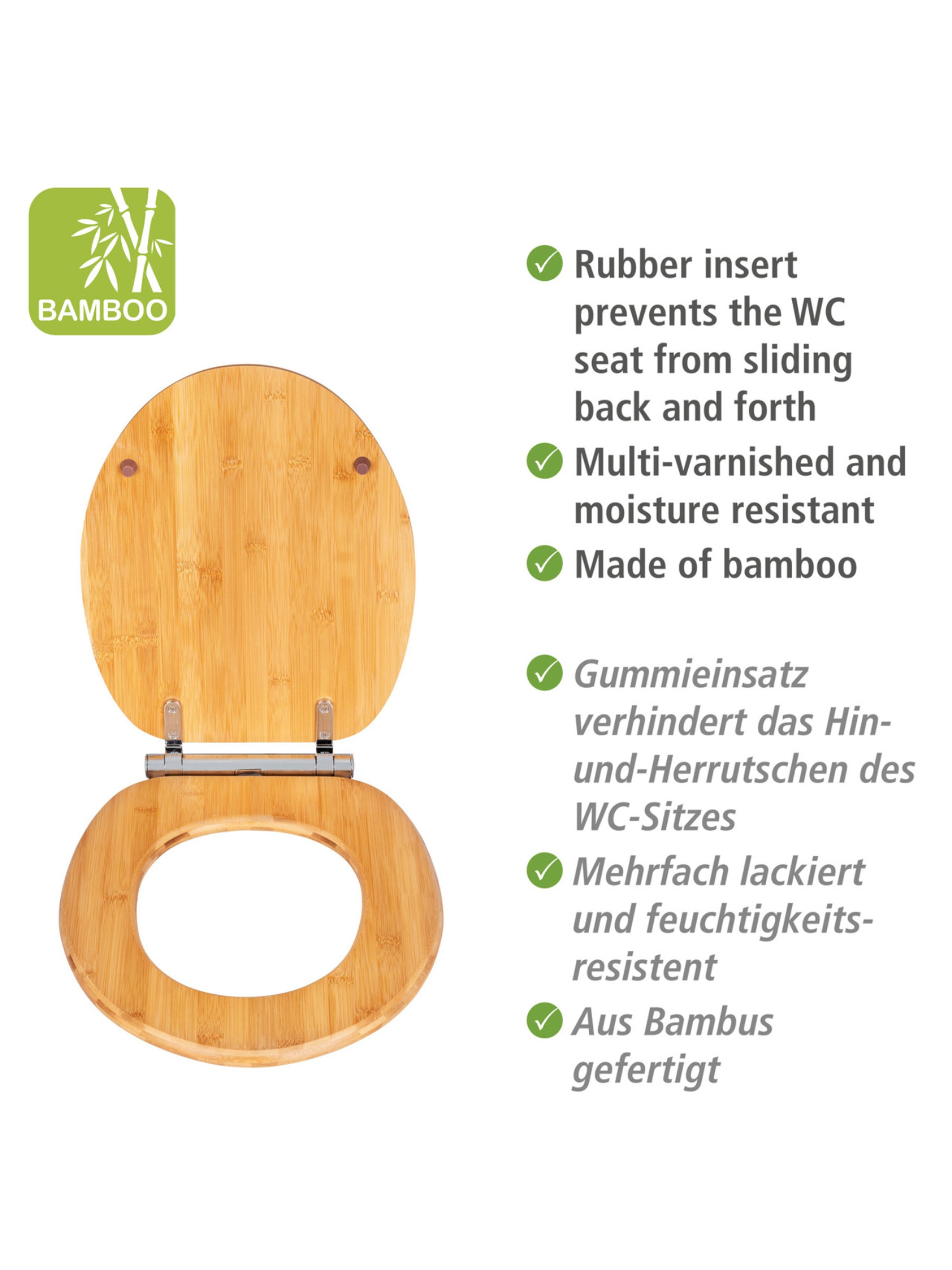 Wenko WC-Sitz in Beige