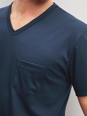 CALIDA Pyjama kurz 'Relax Streamline' in Blau