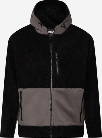 Urban Classics Between-season jacket in Black: front