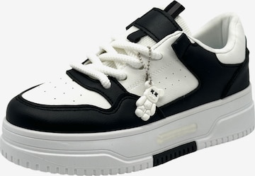 Nowaland Sneaker low 'Chunky Platform Trainers' in Schwarz: Vorderseite