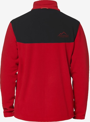 normani Athletic Fleece Jacket 'Ivalo' in Red