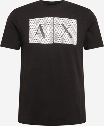 Tricou '8NZTCK' ARMANI EXCHANGE pe negru / alb, Vizualizare produs