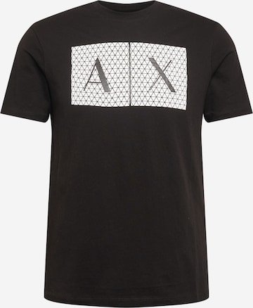 ARMANI EXCHANGE Тениска '8NZTCK' в черно: отпред