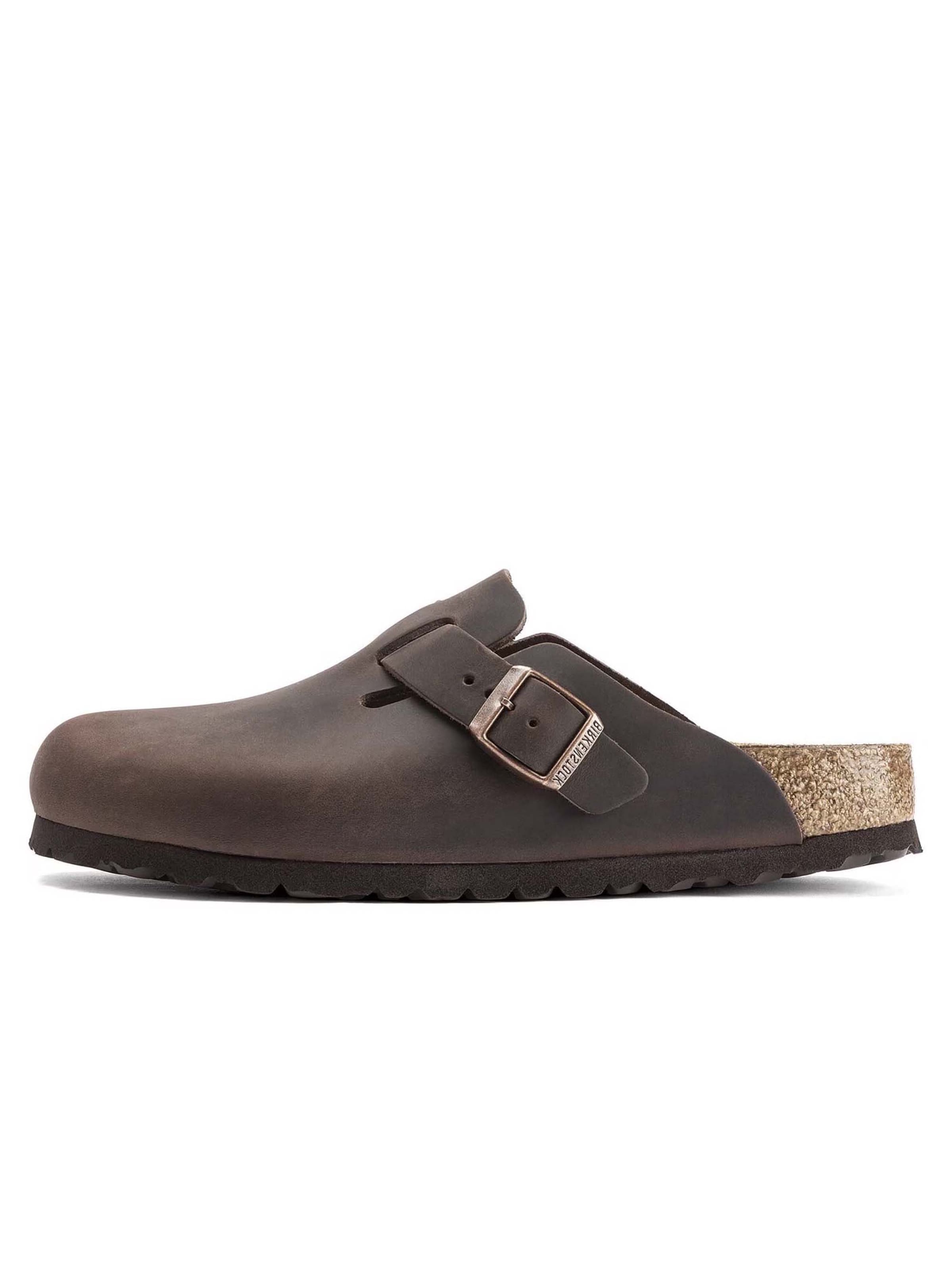 BIRKENSTOCK - Socas em castanho: frente