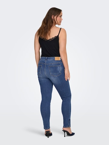 ONLY Carmakoma Skinny Jeans in Blau