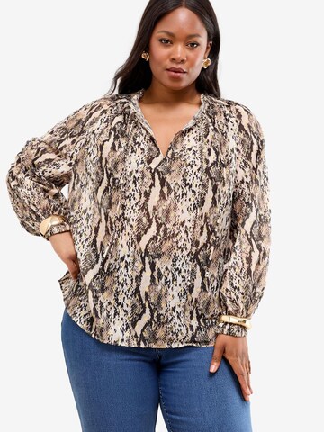 Camicia da donna di Lipsy in beige: frontale