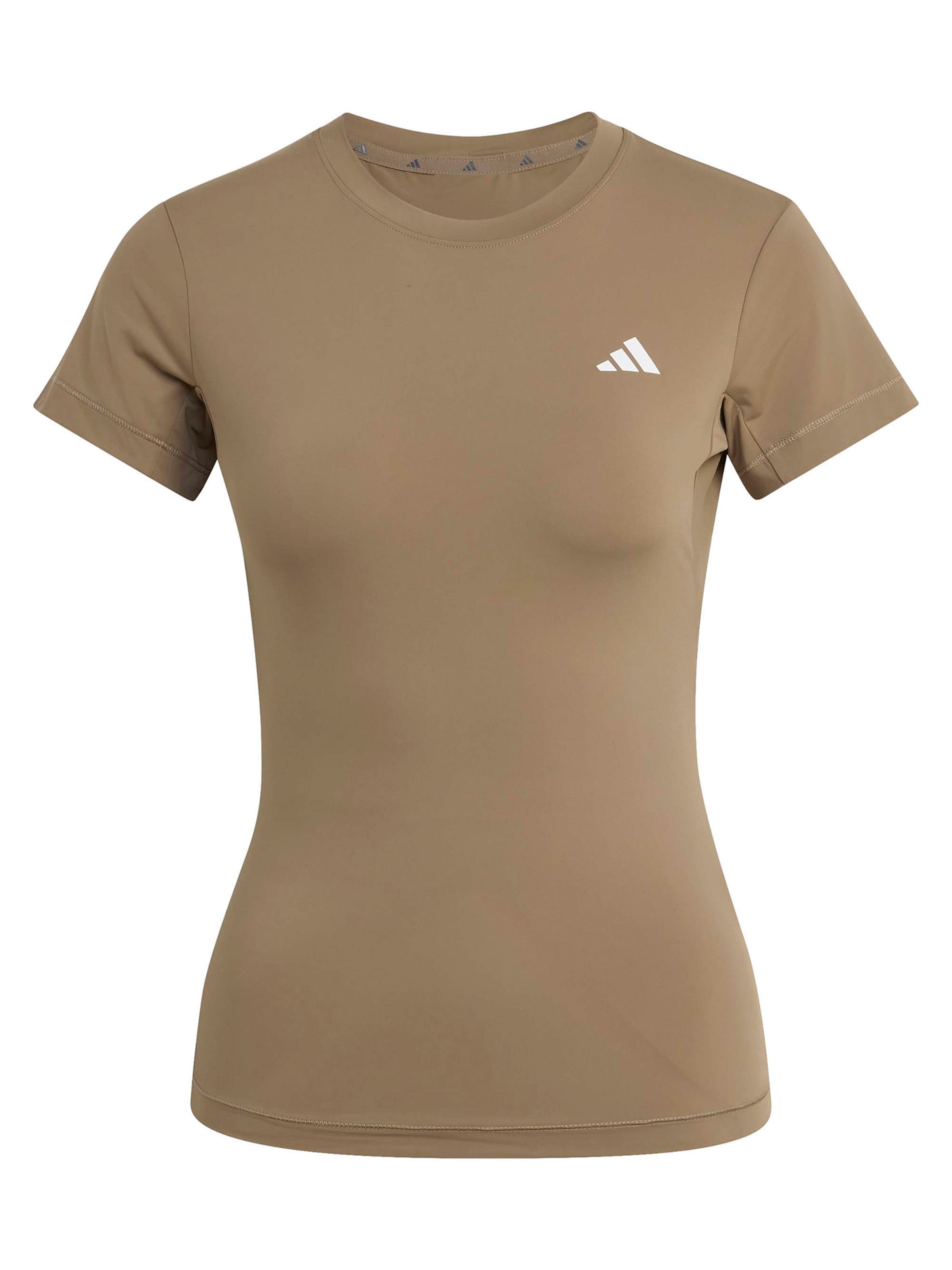 ADIDAS PERFORMANCE Λειτουργικό μπλουζάκι 'PWR ESS' σε πράσινο: μπροστά