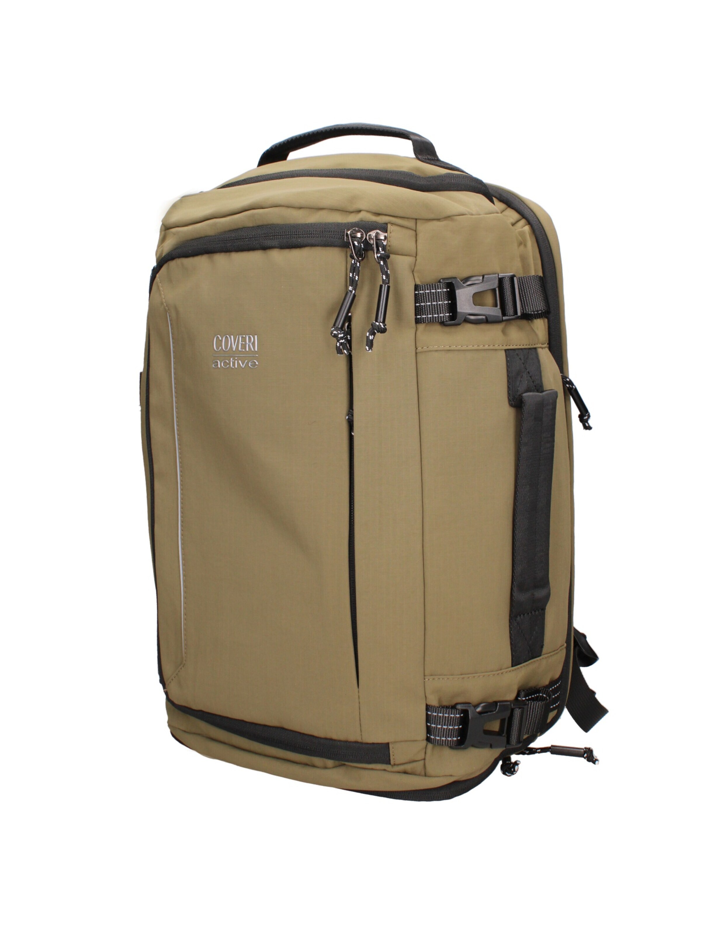 Zaino 'Zaino Coveri Active Poliestere 100% - Chiusura Zip' di Coveri Collection in verde: frontale
