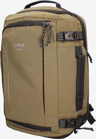 Zaino 'Zaino Coveri Active Poliestere 100% - Chiusura Zip' di Coveri Collection in verde: frontale