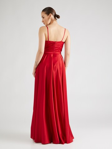 mascara Evening Dress in Red