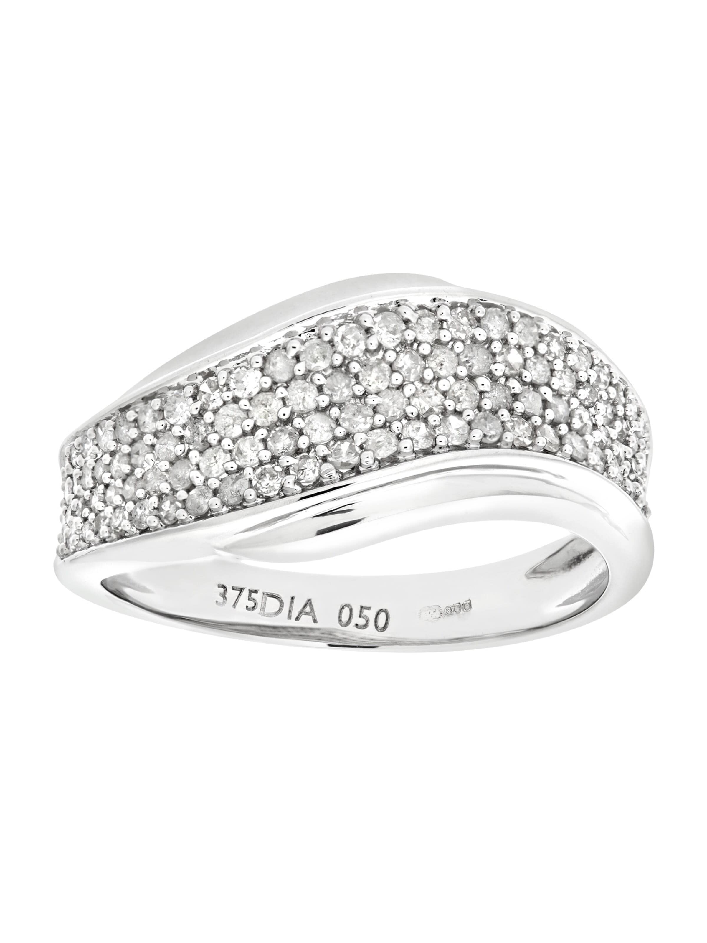 Anello di DIAMANT LETERNEL in argento: frontale
