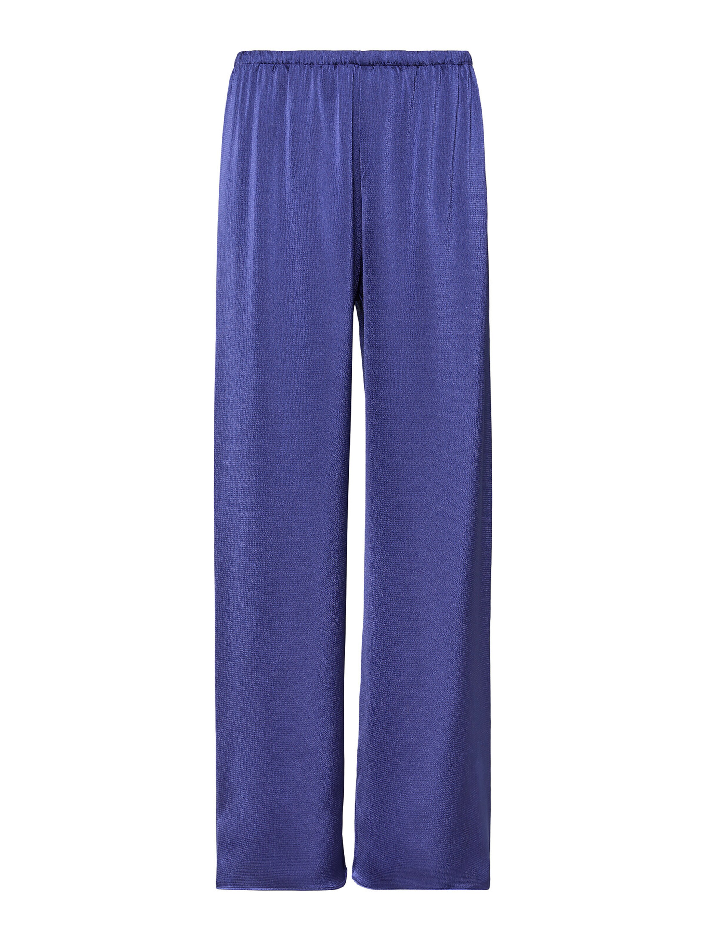 Wide Leg Pantalon Calvin Klein en bleu : devant