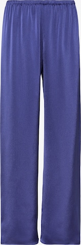 Wide Leg Pantalon Calvin Klein en bleu : devant