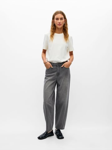 OBJECT Barrel Jeans 'OBJMIU ZOE' in Grey