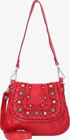 Campomaggi Shoulder Bag in Red: front