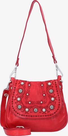 Campomaggi Shoulder Bag in Red: front