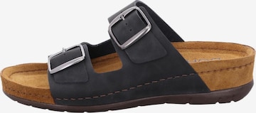 ROHDE Mules 'Rodigo' in Black: front