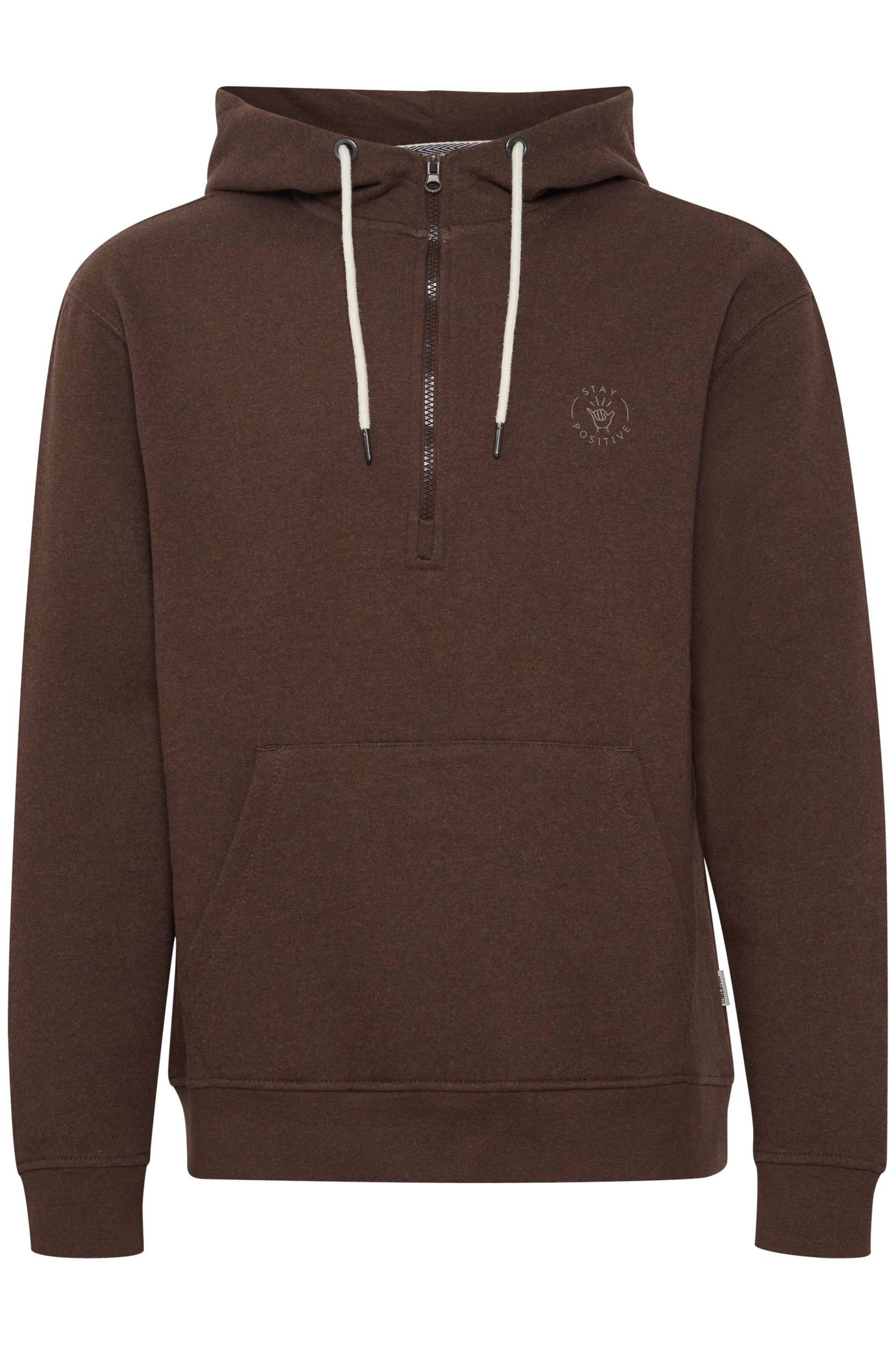 Sweat-shirt BLEND en marron : devant