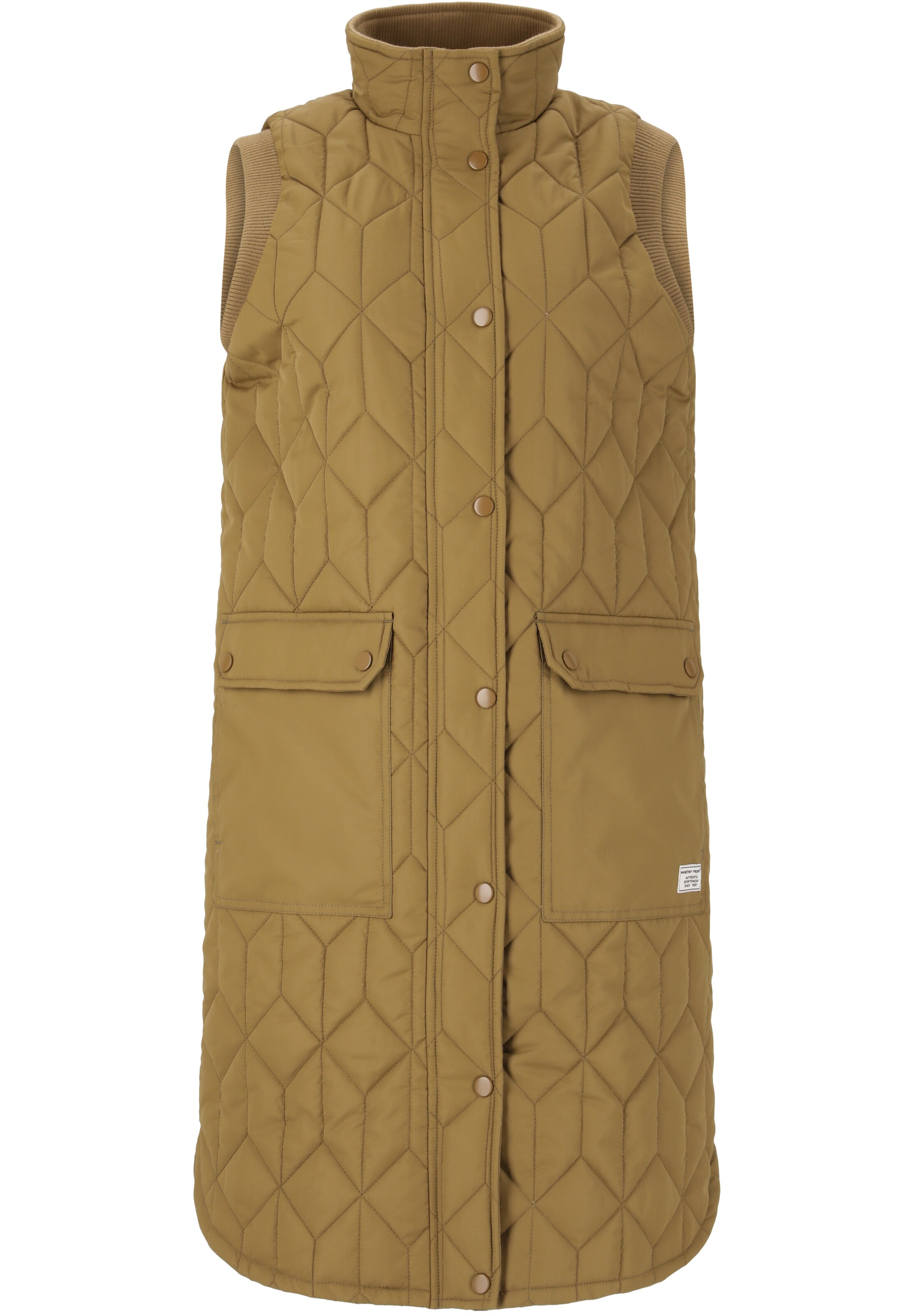 Weather Report Sports vest 'Beah' in Beige: front