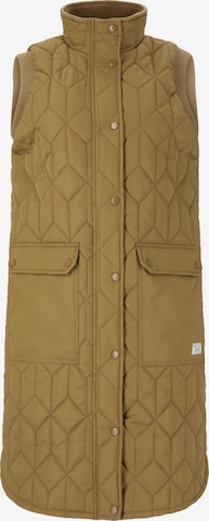 Weather Report Sportbodywarmer 'Beah' in Beige: voorkant