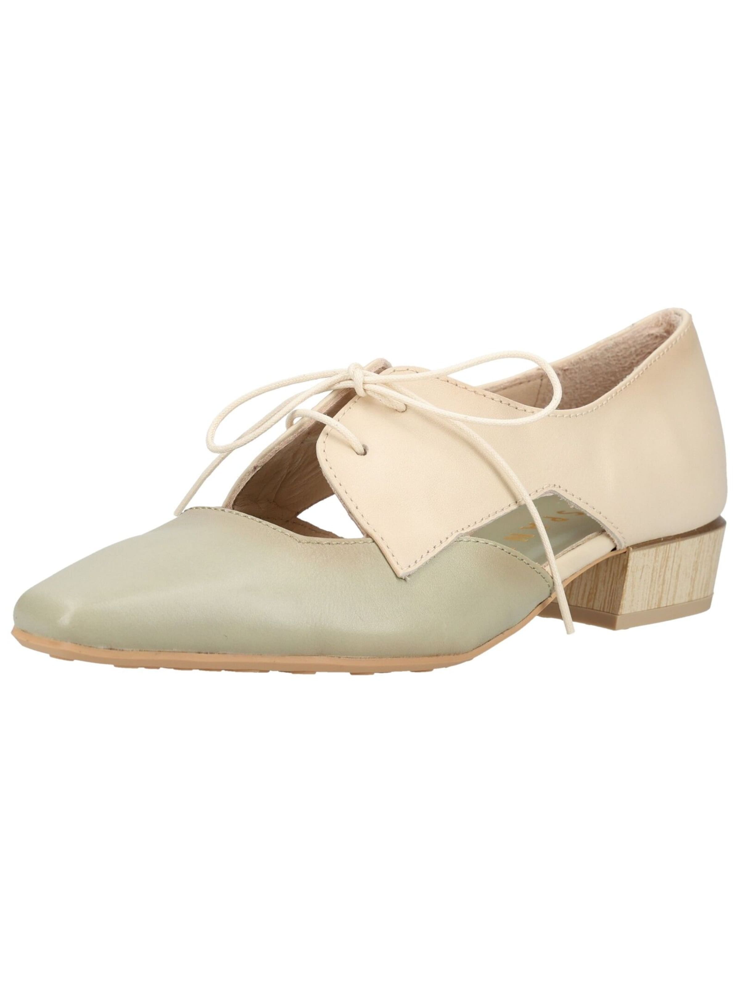Hispanitas Schnürschuh in Beige: Vorderseite
