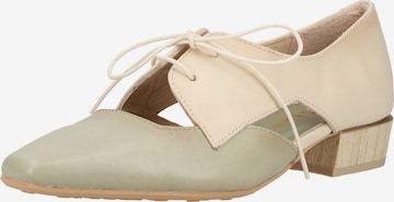 Chaussure à lacets Hispanitas en beige : devant