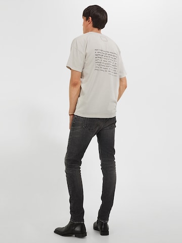 Young Poets Shirt 'I'm a Poet Arne 214' in Grey
