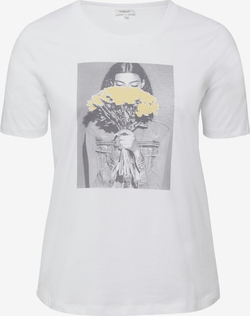 s.Oliver Shirt in White: front