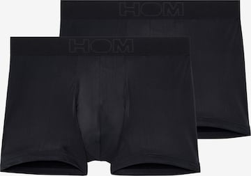 HOM Boxershorts 'Supersoft' in Schwarz: Vorderseite