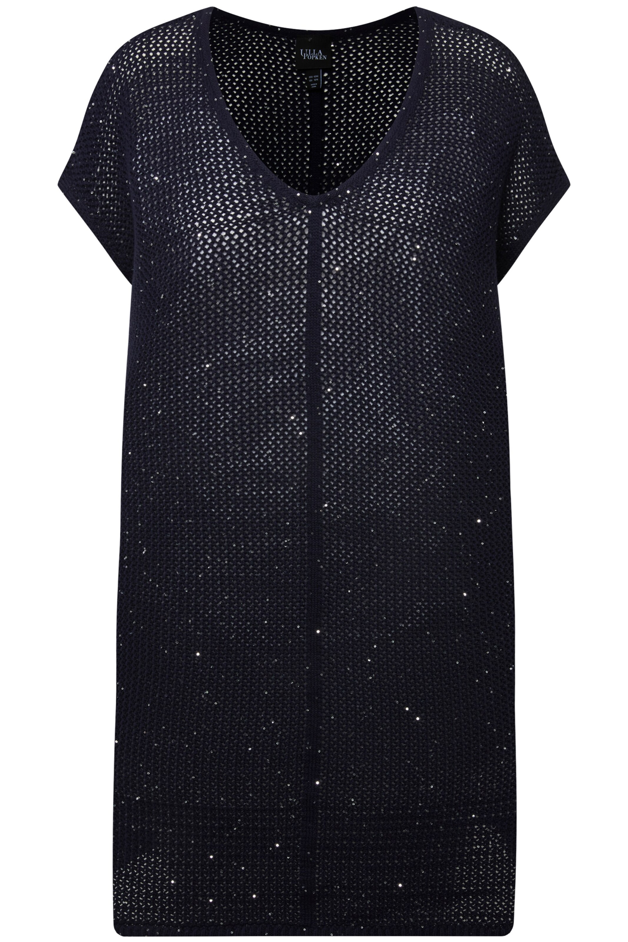 Ulla Popken Trui in Blauw: voorkant