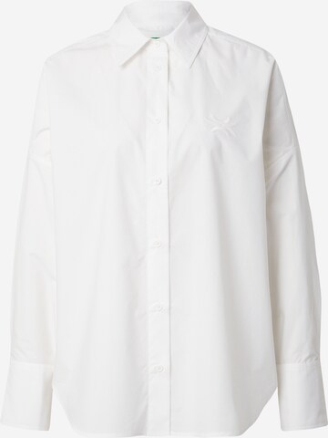 UNITED COLORS OF BENETTON Bluzka w kolorze biały: przód