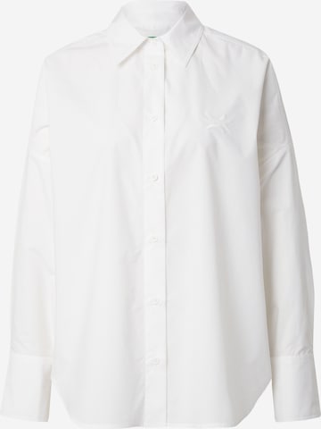 UNITED COLORS OF BENETTON Bluse i hvid: forside