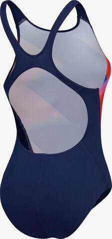 SPEEDO Bustier Sportbadeanzug in Blau