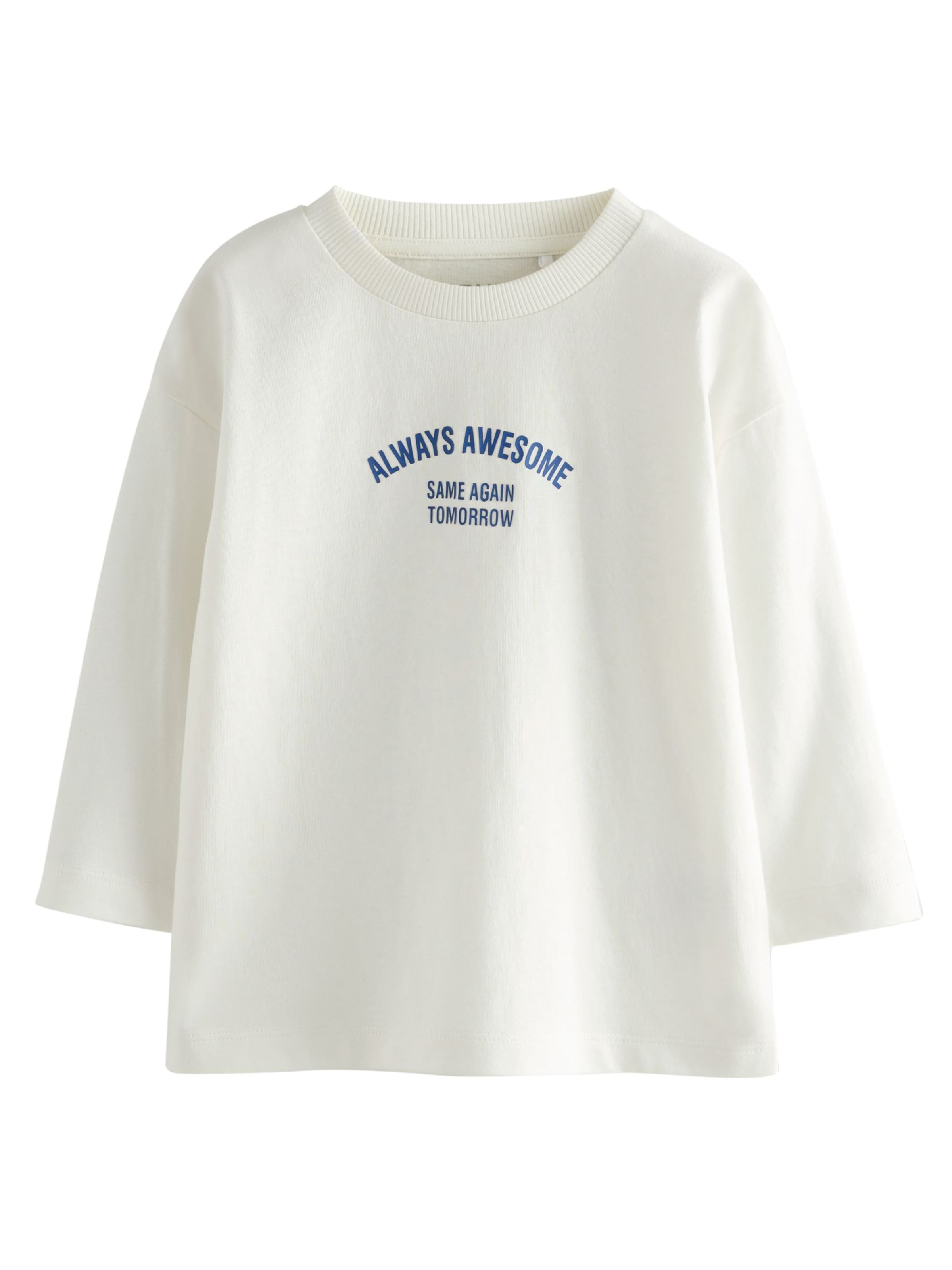 Next Μπλουζάκι σε λευκό: μπροστά