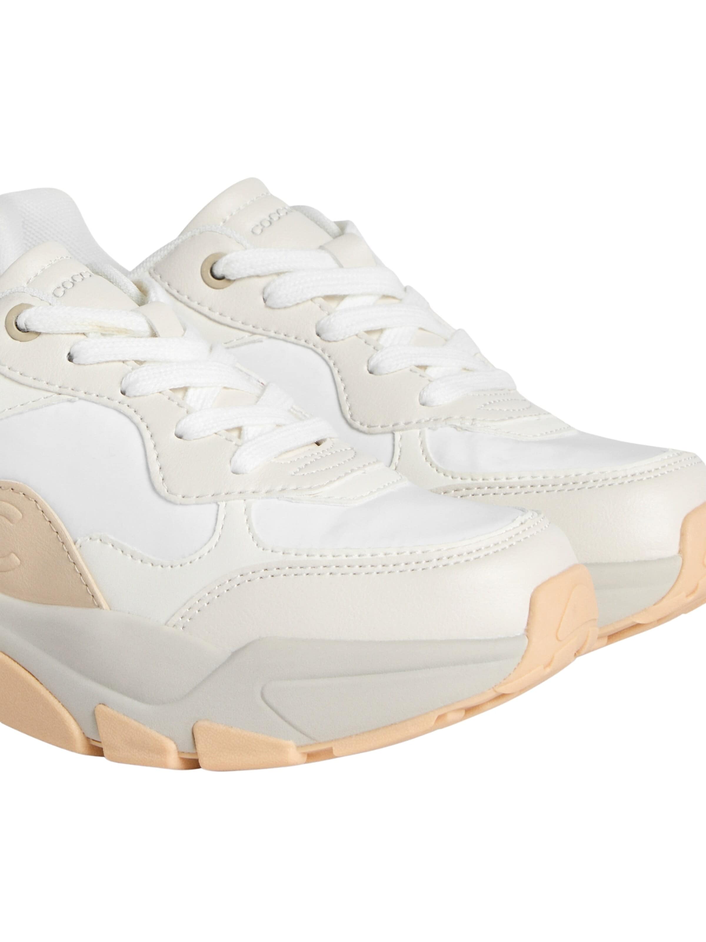 Coccinelle Loopschoen 'C-RUN 02' in Wit