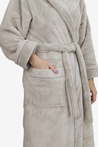 MY HOME Long Bathrobe in Grey