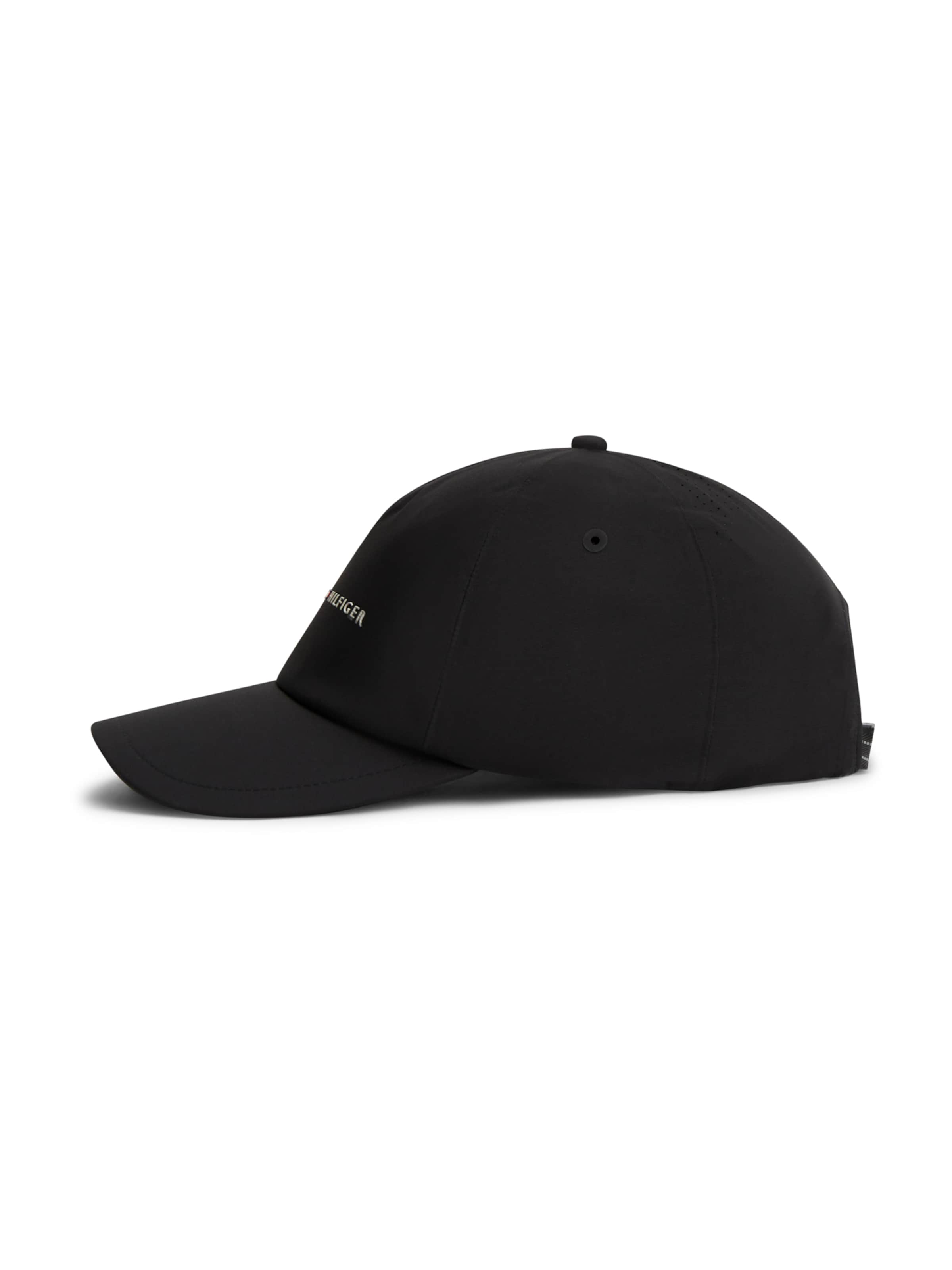 TOMMY HILFIGER Cap 'Performance' in Black: front