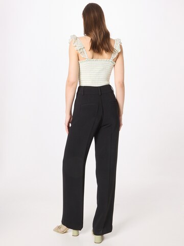minus Wide leg Trousers with creases 'New Ilsa' in Black