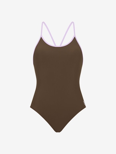 WALLIEN Active Swimsuit 'Liberty Racerback' in XS in Brown, Item view