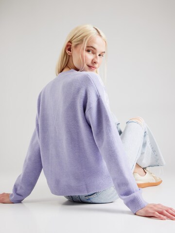 florence by mills exclusive for ABOUT YOU Knit cardigan 'Luna' in Purple